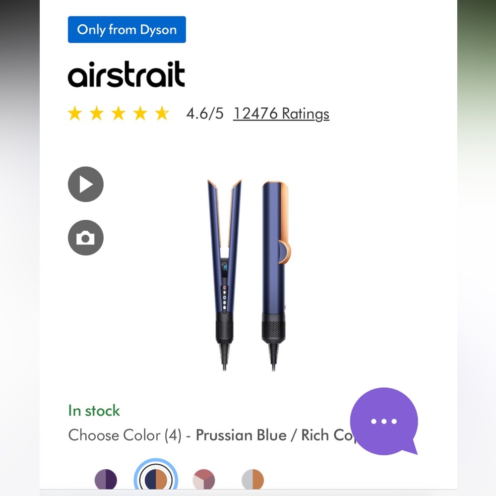 Dyson Airstrait in Prussian Blue/Rich Copper ❣️